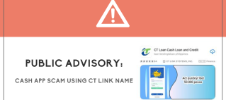 Public Advisory: Cash App Scam Using CT Link Name