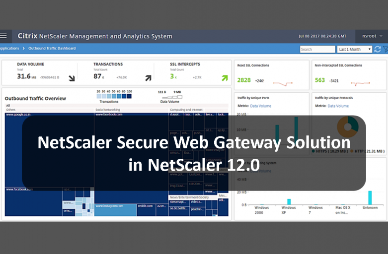 Citrix Announces NetScaler Secure Web Gateway Solution in NetScaler 12.0