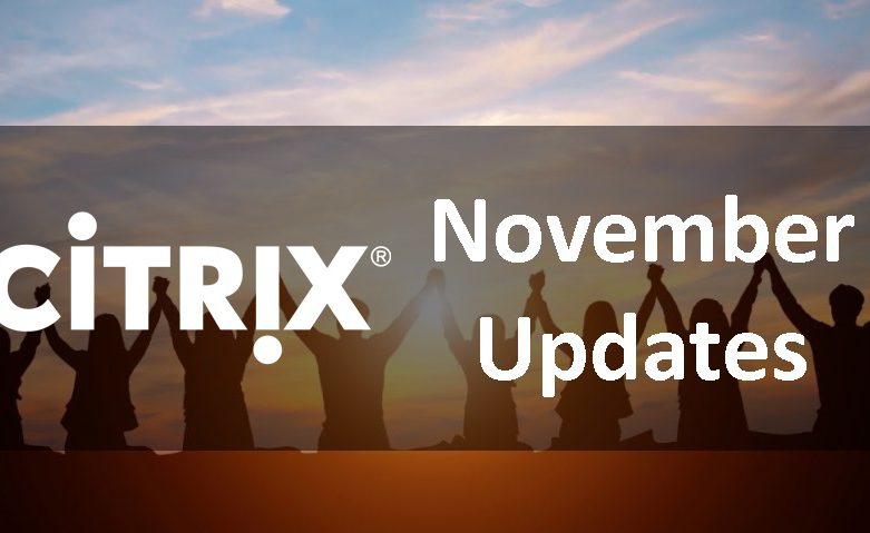 New updates for XenApp and XenDesktop for November 2017